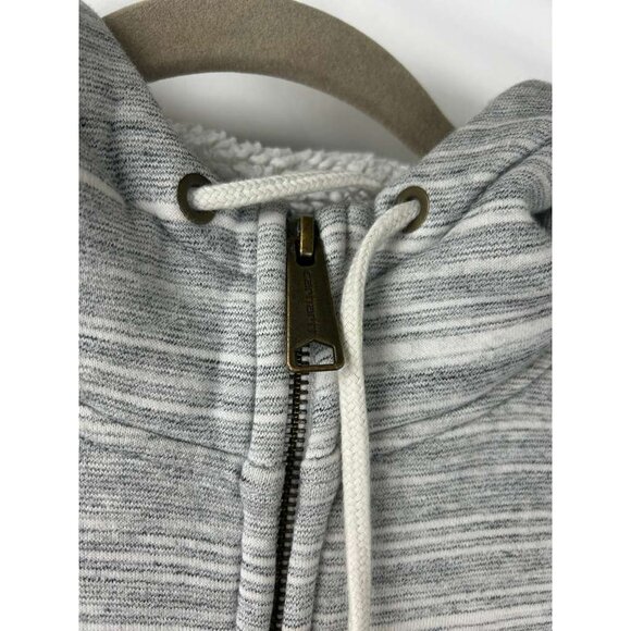 Carhartt Women’s Size Large(12/14) Silver Full Zip Hooded Drawstring Jacket - Picture 16 of 16